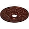 Ekena Millwork Ashley Ceiling Medallion (Fits Canopies up to 4 3/4"), 23 7/8"OD x 4"ID x 2 1/8"P, Antique Copper CM23ASACS - alternate 3